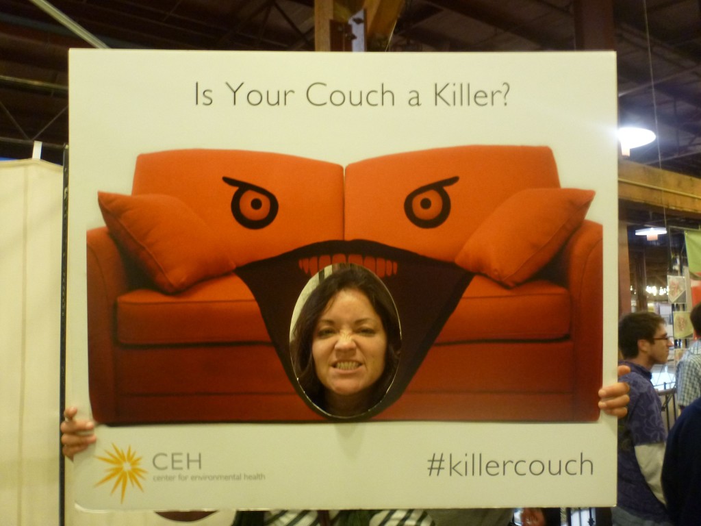 San Francisco Green Festival toxic couch