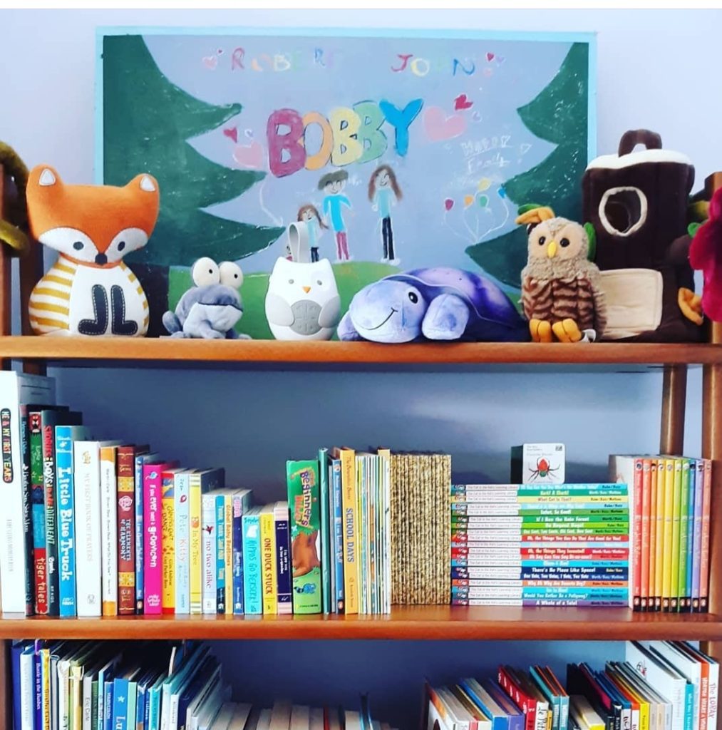 kids room and bookcase organizing Bella San Francisco Bay Area Professional Organizers