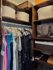 Walk-in Closet and Wardrobe Bella Organizing Professional Home Organizers in Oakland and San Francisco Bay Area